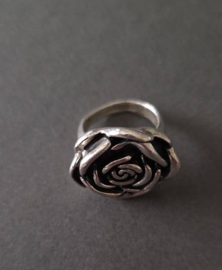 Anillo vintage Plata Diseño Rosa