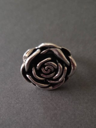 Anillo vintage Plata Diseño Rosa