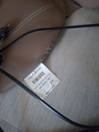 Sillón Masaje HoMedics Beige Poco Uso