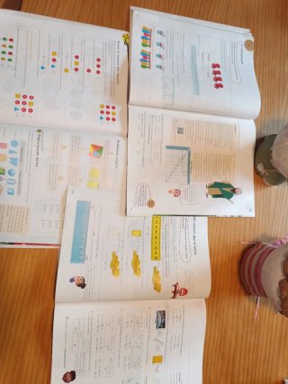 3 libros Matemáticas 4 de Primaria. Anaya