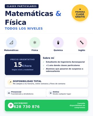 clases particulares para primaria, ESO y bachiller
