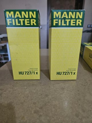 2 Filtros Aceite Mann HU 727/1x