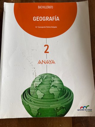 Geografía, 2 Bachillerato