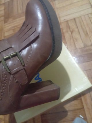 Zapatos tacón Marypaz marrones talla 36