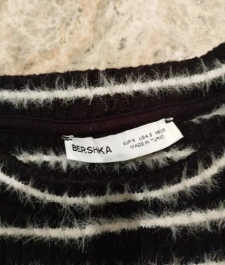 Jersey corto de pelo de Bershka