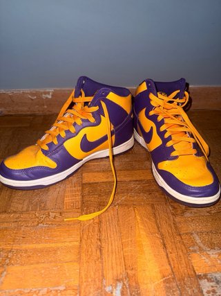 Zapatillas Nike Dunk High Morado/Amarillo