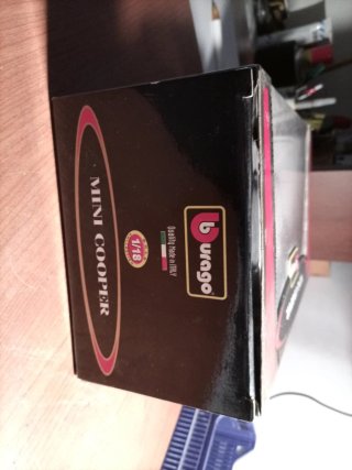Mini Cooper Bburago 1/18 Gold Ed. Nuova in box