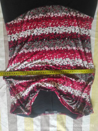 Vestido corto estampado verano