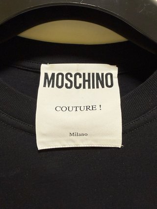 Camiseta Moschino x Smiley Negra Talla M