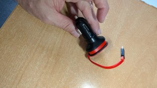 Cargador Coche USB QC3.0 y 5V 3A y Iphone