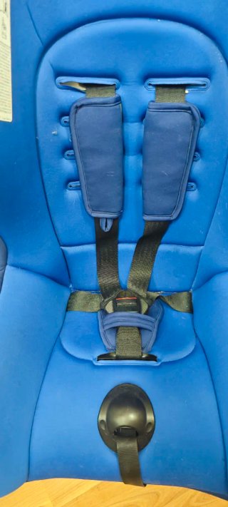 Silla de coche seguridad azul