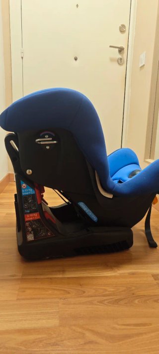 Silla de coche seguridad azul