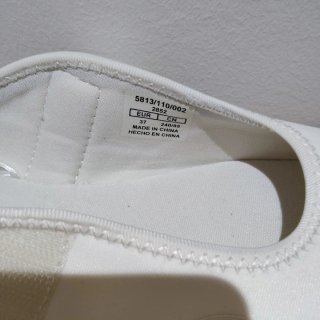 Zapatillas Zara Mary Jane Blancas Talla 37