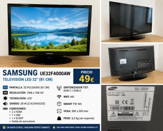 Samsung UE32F4000AW TV LED 32 1366x768