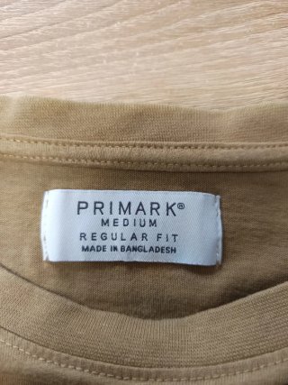 Camiseta básica beige Primark