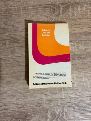 Libro: El capital, Carlos Marx