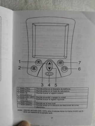 Agenda Electrónica PDA Plata