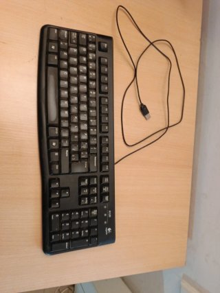 Teclado Logitech USB Negro