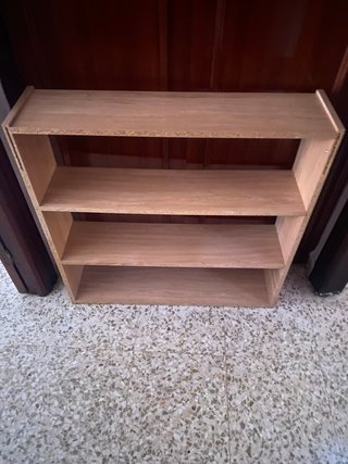 Estantería de madera 3 baldas