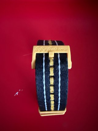Correa Nato Swatch Negra y Amarilla 20 mm