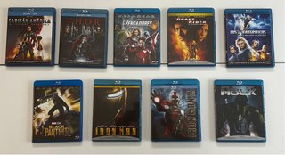 Pack 9 Películas Blu-ray/DVD Marvel