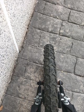 Bicicleta infantil blanca