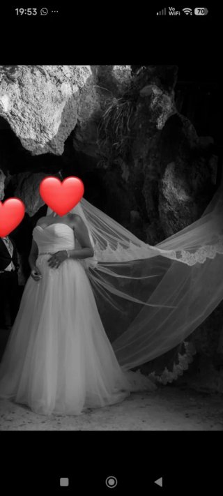 Hermoso Vestido de Novia Blanco roto