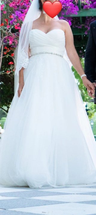 Hermoso Vestido de Novia Blanco roto