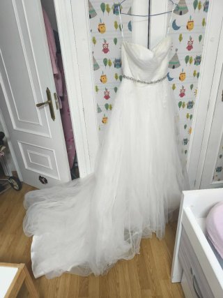 Hermoso Vestido de Novia Blanco roto