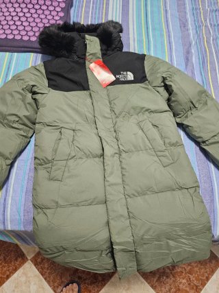 Chaqueta The North Face Negra y Verde