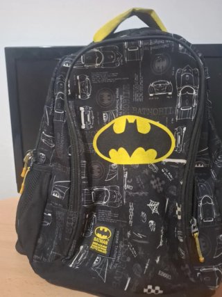 Mochila Batman Negra y Amarilla