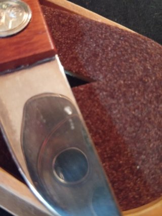 Tagliacarte legno e argento