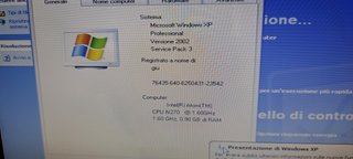 Netbook Acer Aspire One ZG5 AOA150 - Windows XP