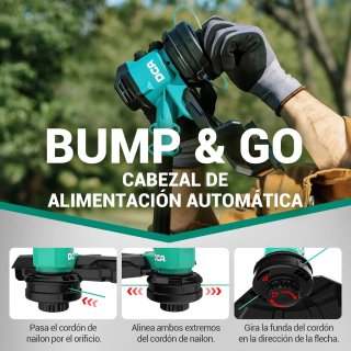 Desbrozadora DCA 2 en 1 a Batería