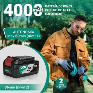 Desbrozadora DCA 2 en 1 a Batería