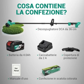 Desbrozadora DCA 2 en 1 a Batería