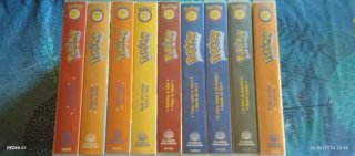 Se regala Lote 9 Películas VHS Pokémon (Español)