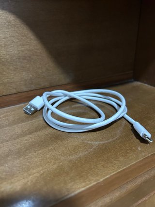 Cable Cargador USB Blanco