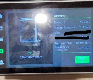 Impresora 3D Creality k1