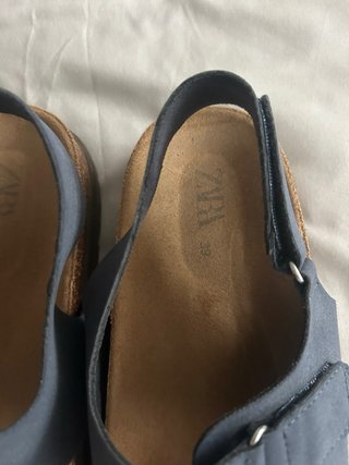 Sandalias Zara niño talla 39 azul