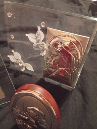Set 4 Quadretti Sacri Creazioni Argento