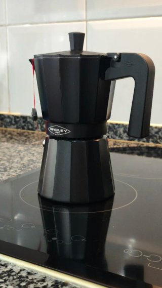 Cafetera Italiana OROLEY 6 tazas Vitrocerámica