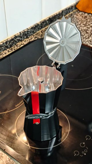 Cafetera Italiana OROLEY 6 tazas Vitrocerámica