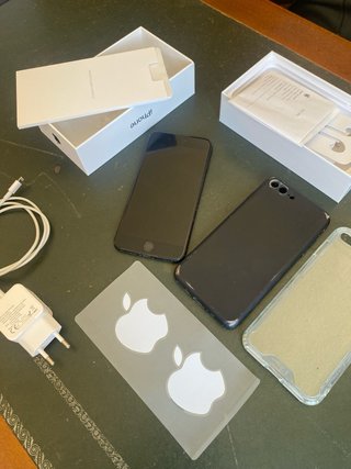 iPhone 7 PLUS 128 gb, Negro Apple completo