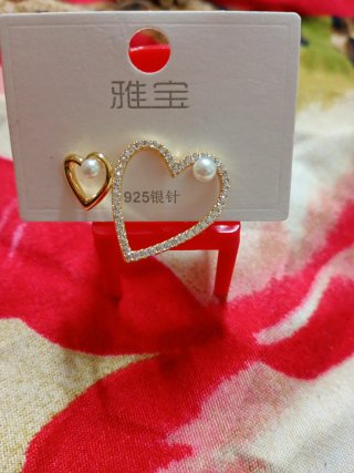 Pendientes Corazón Oro Blanco