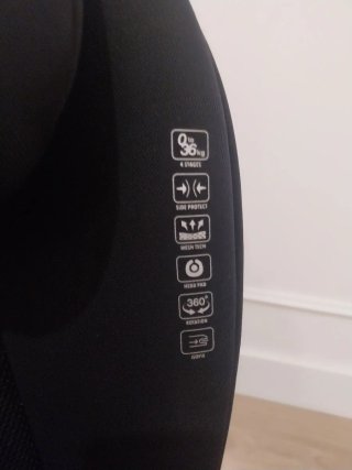 Silla coche Babyauto Negra