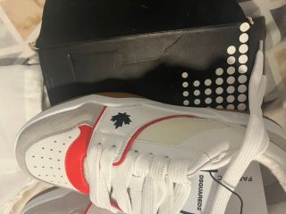 Zapatillas DSQUARED2 Blancas y Rojas