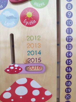 Reloj Calendario Eurekakids Euskera