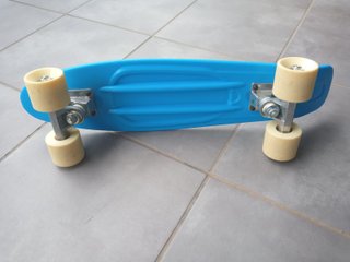 Mini skateboard para niños, azul