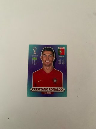 Cromos Cristiano Ronaldo Mundial 2022